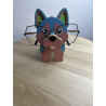 repose lunette chien husky multi couleur