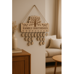 Calendrier d’Anniversaires Familial