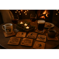 Dessous de Verre - Bois Rustique