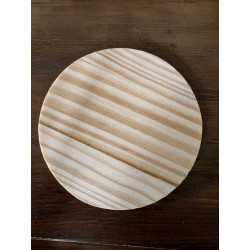Dessous de verre bois rond