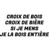 Dessous de verre bois rond
