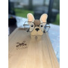 repose lunette bouledogue Français